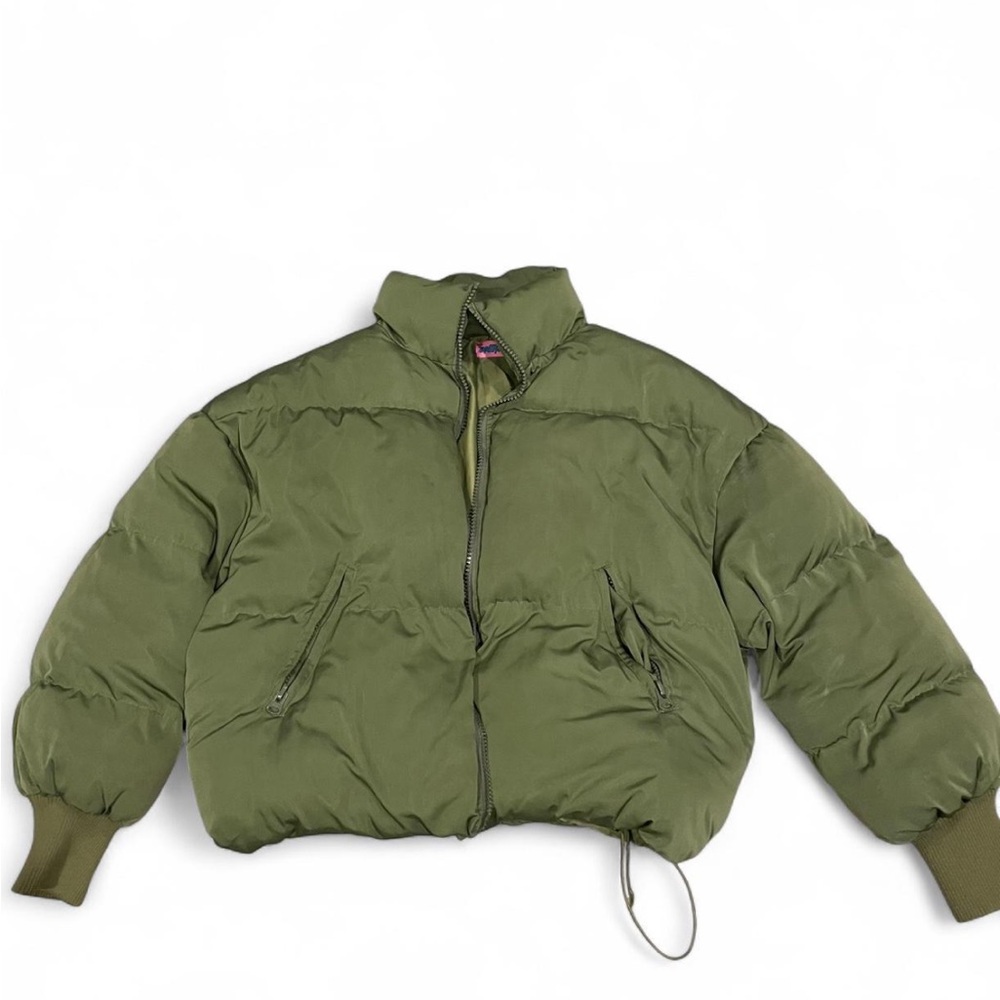 Edikted Women's Khaki Puffer Jacket